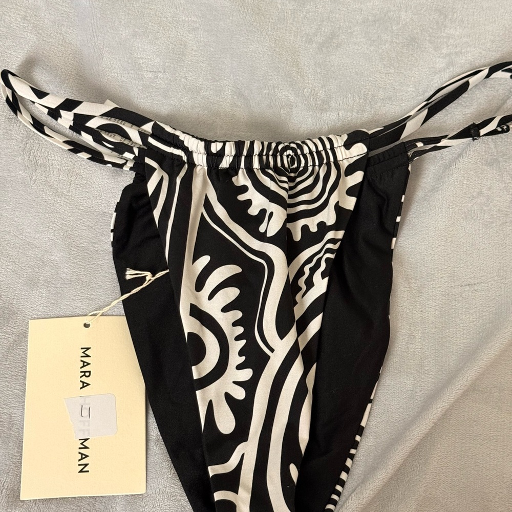 Mara Hoffman Monochrome Bikini Bottom